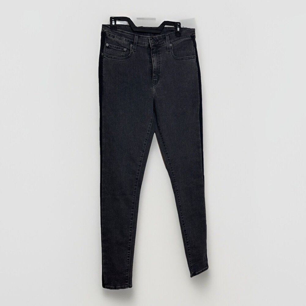 Levi’s W31 L32 High Rise Skinny 721 Jeans Charcoal Gray Stretch Denim